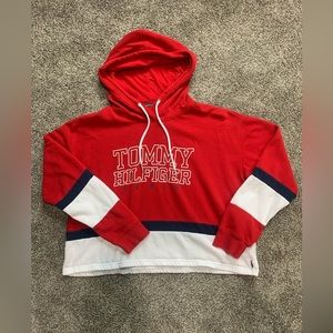 Tommy Hilfiger Cropped Hoodie Size Large